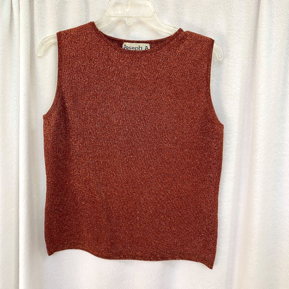 Joseph A Copper Metallic Shell, Size XL